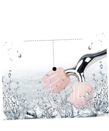 Minkissy Roller Rolling Massager - Handcrafted Crystal Face Massage Tool for Skin Care & Facial Treatment - Best Skincare Tool for Glowing Skin - Buy Online on GoSupps.com