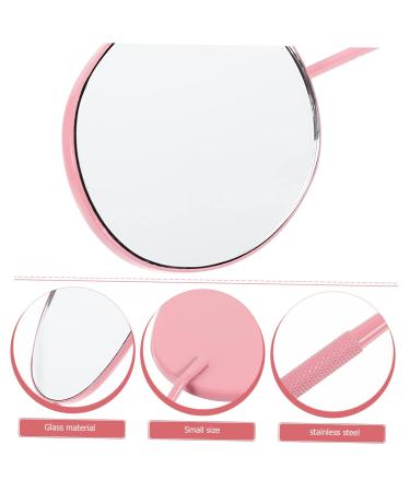 FRCOLOR 2pcs Grafting Eyelash Mirrors - Perfect Tools for Eyelash Extensions - Pink Crescent Moon Vanity Mirror (9.5x4cm - Buy Online on GoSupps.com