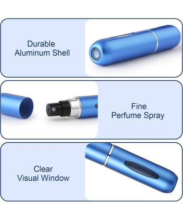 OUMOR Travel Perfume Atomizer Refillable Atomizer Sprayer for Perfume Cologne Spray Bottle Refillable and Portable Fragrance Bottle for Travel Cologne Bottle Refillable for Men Women (3 colors B) - Buy Online on GoSupps.com