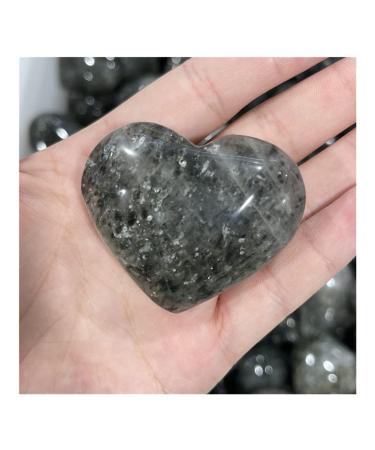 Natural Natural Dragon Fruit Crystal Stone Heart Specimen Home Decoration ningxiao 1 Piece