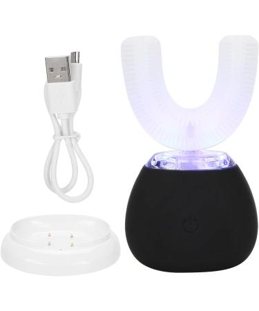 U-Shaped Kids Automatic Toothbrush 360 Smart U-Shape Toothbrush Toothbrush Electric U Shaped Toothbrush Toothbrush for Ultrasonic for Child Adult(Black) - Buy Online on GoSupps.com