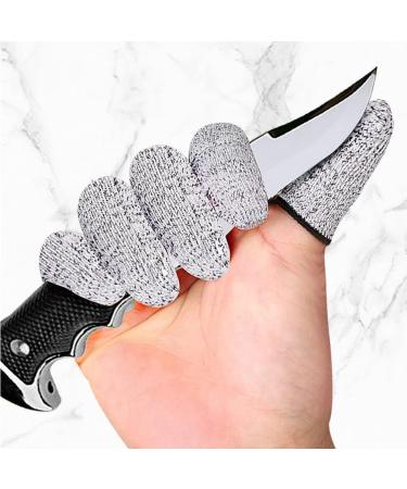 Operitacx 6 Pair Cut Resistant Finger Cots - Kitchen Cutting & Protective Sleeves for Safe Food Prep - Buy Online on GoSupps.com