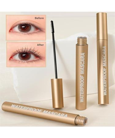 Eye Mascara Waterproof Eyelash Mascara Smudge Resistant Sleek Voluminous Mascara with Lengthening Effect for Swimming Night Out and Performances Black - Buy Online on GoSupps.com
