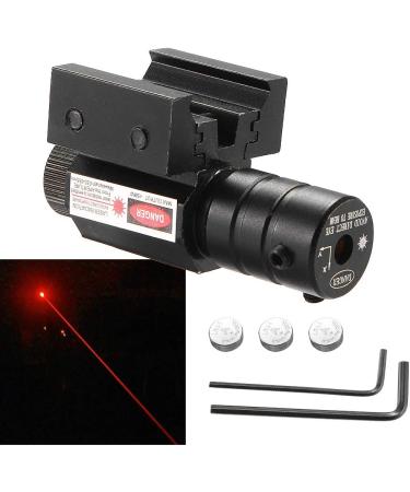 Tactical Red Laser Dot Sight Scope for Gun Rifle Pistol - 20mm Mount - Buy Online on GoSupps.com