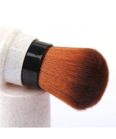 RN BEAUTY Retractable Makeup Brush Set with Cover - Apricot - Buy Online on GoSupps.com