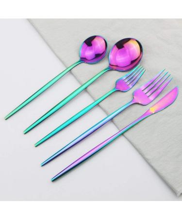 Stainless Steel Steak Cutlery Set Western Dessert Cutlery Cutlery Five Sets Black - Buy Online on GoSupps.com