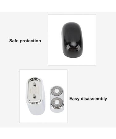 Electric Beard Trimmer Double Headed Portable Electric Beard Clipper for Home (Silver) - Buy Online on GoSupps.com