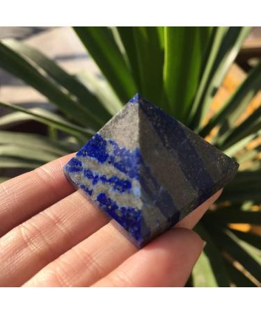Natural Lapis Lazuli Quartz Crystal Pyramid Natural Stones and Minerals Suitable for Furniture Decoration Ornaments Home Goods - Buy Online on GoSupps.com