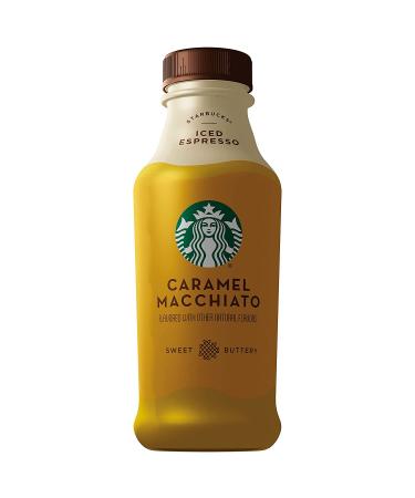 Starbucks Iced Espresso Caramel Macchiato 14oz Bottles - 8 Pack - Buy Online on GoSupps.com