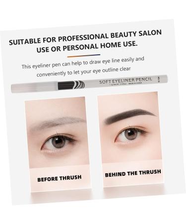 KALLORY 12pcs Lying Silkworm Eyeliner Makeup Eyeliner Beauty Makeup Tools Waterproof Eyeliner Pencils Eyes 1 count (Pack of 1) White - Buy Online on GoSupps.com