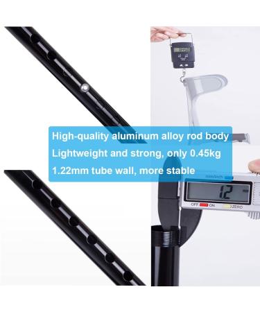 Forearm Crutches Non-Slip Rubber Feet Crutches for Adults Support Legs After Injury Or Surgery Adult Walking Crutch Bearing 150kg Height Adjustable 69-92cm Decorate Warm Life (Grey 1 pcs) Bathing in Black 2 pcs - Buy Online on GoSupps.com