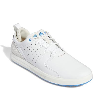 adidas Men's Flopshot Spikeless Golf Shoes 11 - Footwear White/Gold/Blue Rush - Buy Online on GoSupps.com