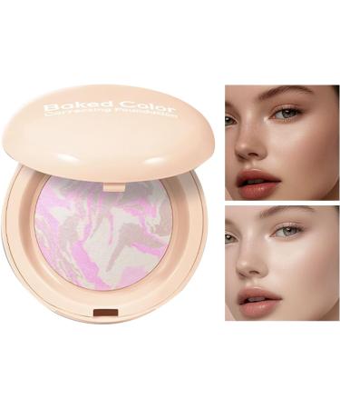 Baked Foundation Contour Palette Powder Anti-Shine Concealer Natural Radiance Nose Integrated Mirror - Buy Online on GoSupps.com