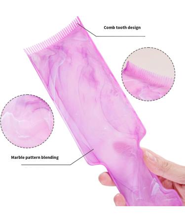 Planche de balayage plate avec dents pour coloration des cheveux Smudge Purple - Buy Online on GoSupps.com
