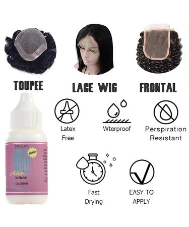 Wig Glue Lace Front Hair Bonding Glue Strong Hold Invisible Bonding Adhesive Hair Glue for Wigs Waterproof Latex-Free and Oil-Resistant Hair Extension Glue for Lace Hairpiece Wig Toupee WigGlueLaceFront - Buy Online on GoSupps.com