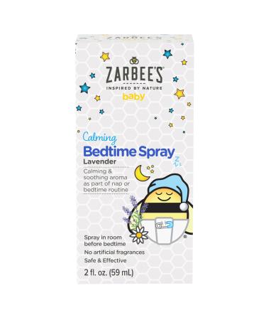 Zarbee's Baby Calming Bedtime Spray with Lavender and Chamomile 2 Ounce