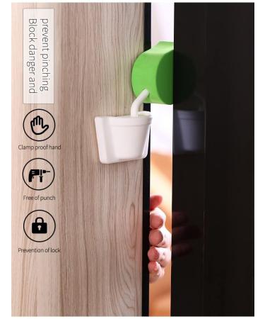 Door Pinch Guard 1 Pack - Sound Absorbing Door Stopper for Baby Proofing with Outlet Covers - Buy Online on GoSupps.com