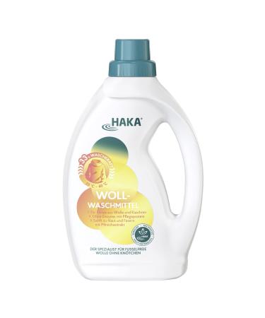 HAKA wool detergent 33 wash loads liquid detergent for wool cashmere 1 l 1 l (1 pack)