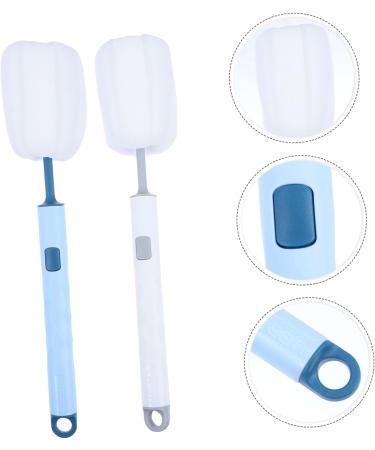 Zerodeko 2pcs Brush Multipurpose Cleaner Flask Sponge Cup Cleaner Coffee Glasses Neck Bottle Cleaning Tools Sponge Bottle Cleaner Blue Bottle Foam Cup Plastic Baby Feeding Bottle - Buy Online on GoSupps.com