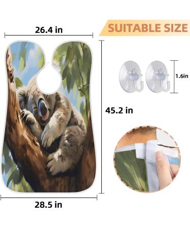Buy Animal Sloth Beard Bib Apron - Best Beard Hair Catcher for Men | Perfect Gifts for Dad Husband - Father's Day Anniversary Christmas - Buy Online on GoSupps.com