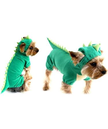 NACOCO Dog Dinosaur Design Costume Green Pet Clothes for Medium & Large Dogs (Green, L) - Fun and Unique Outfit for Your Furry Friend - Buy Online on GoSupps.com