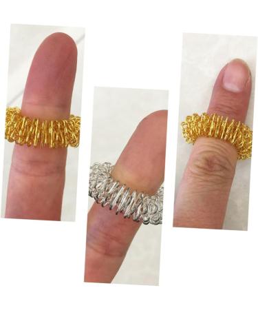 FRCOLOR 20S Finger Massage Ring - Stress Relief & Sensory Acupressure Toy for Instant Relaxation | Mini Spiky Finger Massager - Buy Online on GoSupps.com