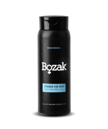 Bozak Cooling Body and Foot Powder for Men Talc Free Jock Itch Defense Deodorant Stops Chafing Absorbs Sweat and Keeps Skin Dry with Menthol (4 oz.) Fresh 4 Ounce (Pack of 1)