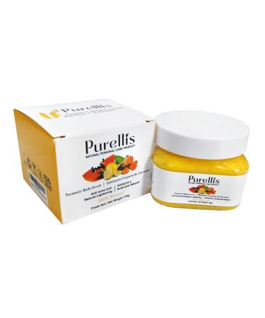 Turmeric Papaya Lemon Face Scrub - Suitable for All Skin Types - 100% Natural Ingredients