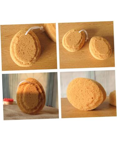NOLITOY 5pcs Natural Bath Sponge Set | Exfoliating Loofah Pouf & Honeycomb Shower Mitt | Ideal for Adults & Babies | International Shipping Available - Buy Online on GoSupps.com