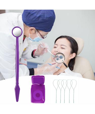 Braces Cleaning Kit - Portable Orthodontic Toothbrush & Oral Care Travel Kit - Purple - Buy Online on GoSupps.com