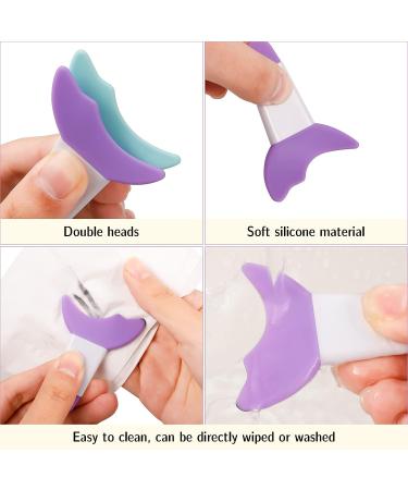 7pcs Silicone Mascara Eyelash Shield Applicator Guide Tool Set for Women - 3 in 1 Eyelash, Eyeshadow, Eyeliner Auxiliary Pads - Buy Online on GoSupps.com