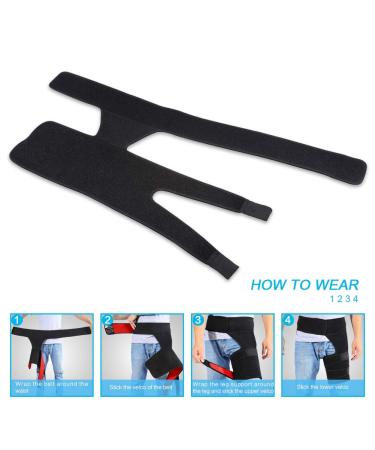 Hip & Head Support Bandage | Groin Compression Wrap | Thigh Lifter for Men & Women | Hip Flexor Arthritis Relief - Buy Online on GoSupps.com