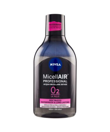 Nivea Micellair Professional micelle water two-phase 400 ml micelle water make-up remover waterproof micelle water with extracts made of black tea - Buy Online on GoSupps.com