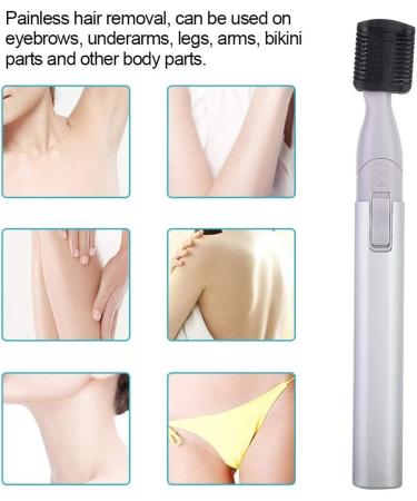 Eyebrow Hair Remover Electric Trimmer for Women - Portable & Painless Hair Removal Tool - Buy Online on GoSupps.com