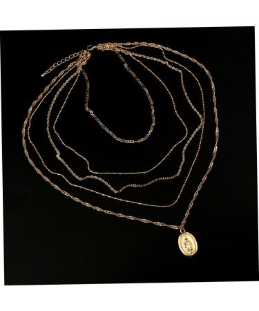Yardenfun 5 J Necklace for Women Womens Necklace Lady Necklace Choker Necklace Collar Gem Miss Golden Necklace - Buy Online on GoSupps.com