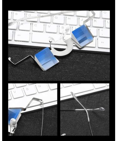 New Generation Lazy Glasses - Lightweight Metal Prism Spectacles for Comfortable TV & Reading in Bed | Unisex Horizontal Design - Buy Online on GoSupps.com