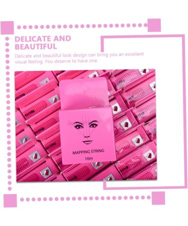 Mipcase 2 Boxes Ink Pattern Embroidery Ruler Accessories for Reliable Eyebrow Ruler Cosmetic Eyebrow Shape - Buy Online on GoSupps.com