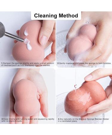 8-Piece Pink Beauty Blender Sponge Set for Dry and Wet Use - Ideal for Liquid, Powder, Cream Makeup - Multi-Shape Foundation Tools - Makeup Egg Set - Buy Online on GoSupps.com