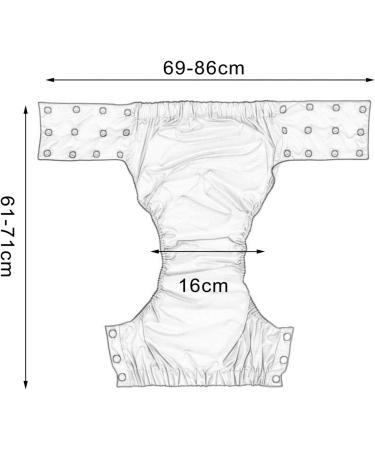 Perfect Reusable Cloth Diapers for Adults | Leak-Proof Washable Durable Incontinence Pants - Breathable & Eco-Friendly - Buy Online on GoSupps.com