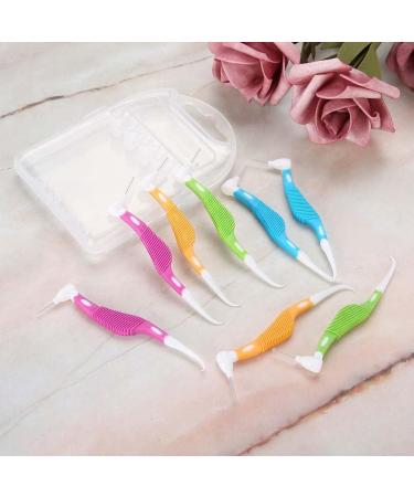 Soft Interdental Brushes Set | 8 pcs Dental Care Tools for Braces Bridges & Oral Hygiene - Dispo Tootfor HPIcks - Buy Online on GoSupps.com