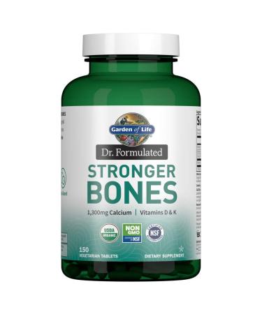 Garden of Life Dr. Formulated Stronger Bones 150 Vegetarian Tablets