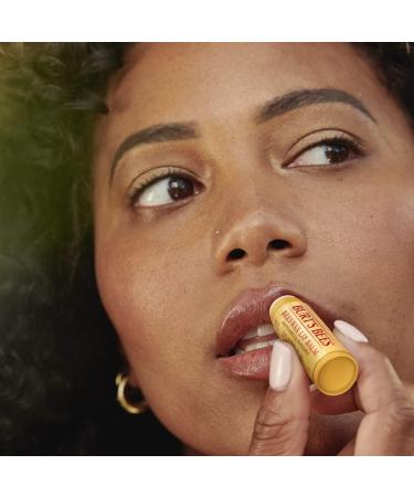 Burt's Bees Moisturizing Lip Balm for Dry Chapped Lips 100% Natural Origin Original Beeswax with Vitamin E & Peppermint Oil 3 Tubes Value Pack - Buy Online on GoSupps.com