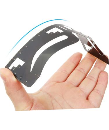 FOMIYES 4 Pcs Eyebrow Ruler Ink Stamps Eyebrow Shaping Stencil Tool Fake Brow Shaping Ruler Labeling Balance - Buy Online on GoSupps.com