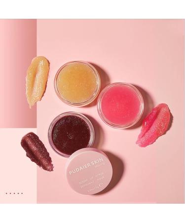 Natural Vegan Lip Cream & Scrub - Gentle Exfoliating Lip Care Peeling Moisturizer | Cruelty-Free Treatment - Buy Online on GoSupps.com