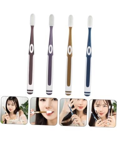 Tovinanna 4-Piece Nano Toothbrush Set - Super Soft Oral Care for Adults & Children | Portable Silicone Toothbrushes for Healthy Mouth Care - Buy Online on GoSupps.com
