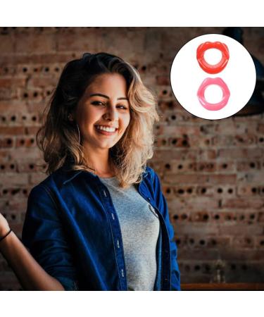 Silicone Lip Facial Trainer - 2 Pieces for Tighter Mouth Muscles & Facial Lift | Rubber Lip Trainers for Enhanced Lips - Buy Online on GoSupps.com