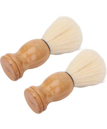 Deosdum Mini Brush Set - 2pcs Portable Wooden Handle Soft Brushes for Beard Cleaning | Ideal for Home & Travel - Buy Online on GoSupps.com