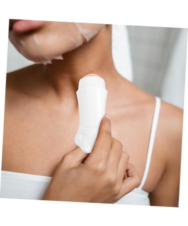 Healeved 1pc Volcanic Stone Oil-absorbing Ball Skin Rolling Volcano Oil- Absorbing Roller White Volcanic Rock 7.5x3cm White - Buy Online on GoSupps.com