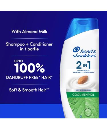Buy Head & Shoulders Cool Menthol 2-in-1 Shampoo + Conditioner 180ml | International Shipping Available - Buy Online on GoSupps.com