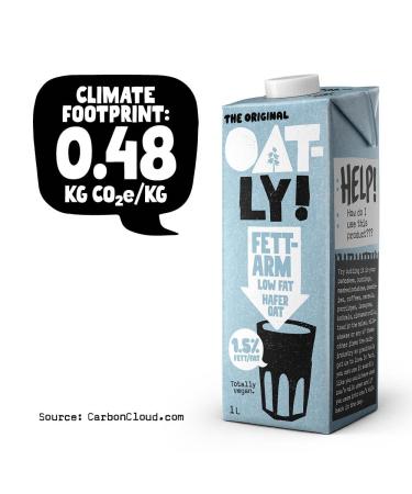 Buy Oatly Oat Drink 1.5% Fat - Pack of 6 (6 x 1L) | International Shipping Available - Buy Online on GoSupps.com